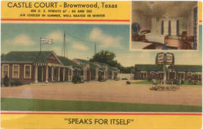 Castle Court Motel, Brownwood, Texas