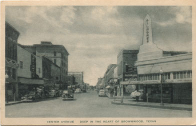 Center Avenue, Brownwood, Texas