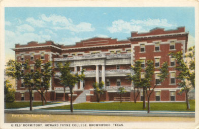 Girl's Dorm, Howard Payne University, Brownwood, Texas