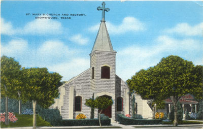 St. Mary's Church and Rectory, Brownwood, Texas