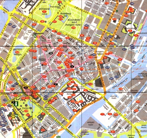 Map of Copenhagen