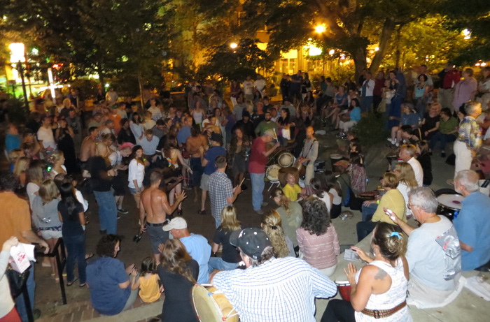 Asheville drum circle