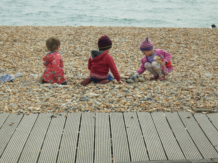 Brighton sandcastle