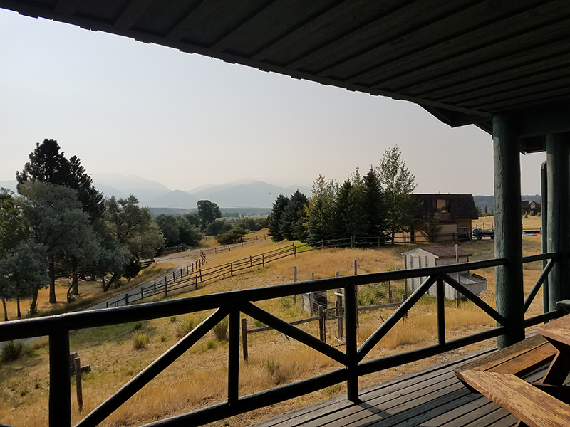 Ennis porch view