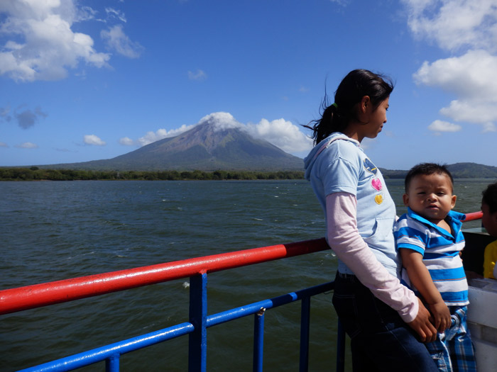 Ometepe from the ferry