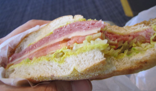 salami sandwich