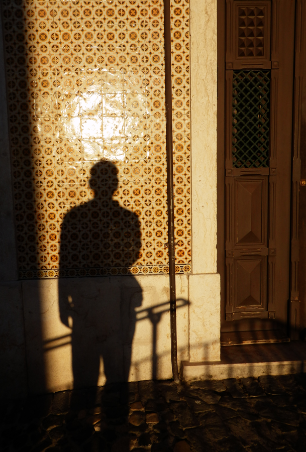 Lisbon tile sunset