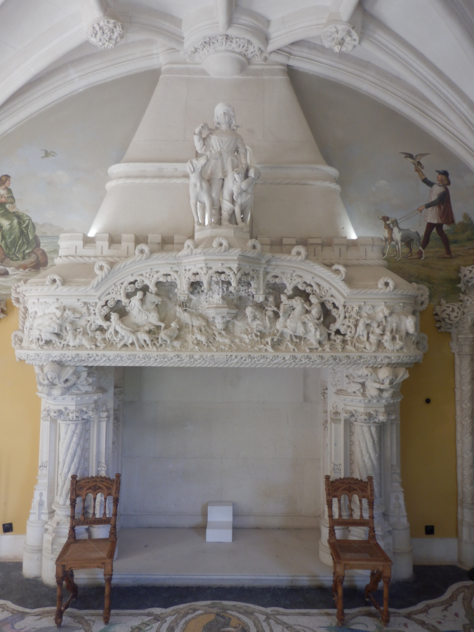 Quinta da Regaleira fireplace