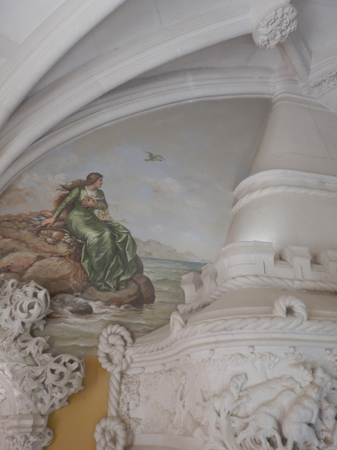 Quinta da Regaleira fireplace details