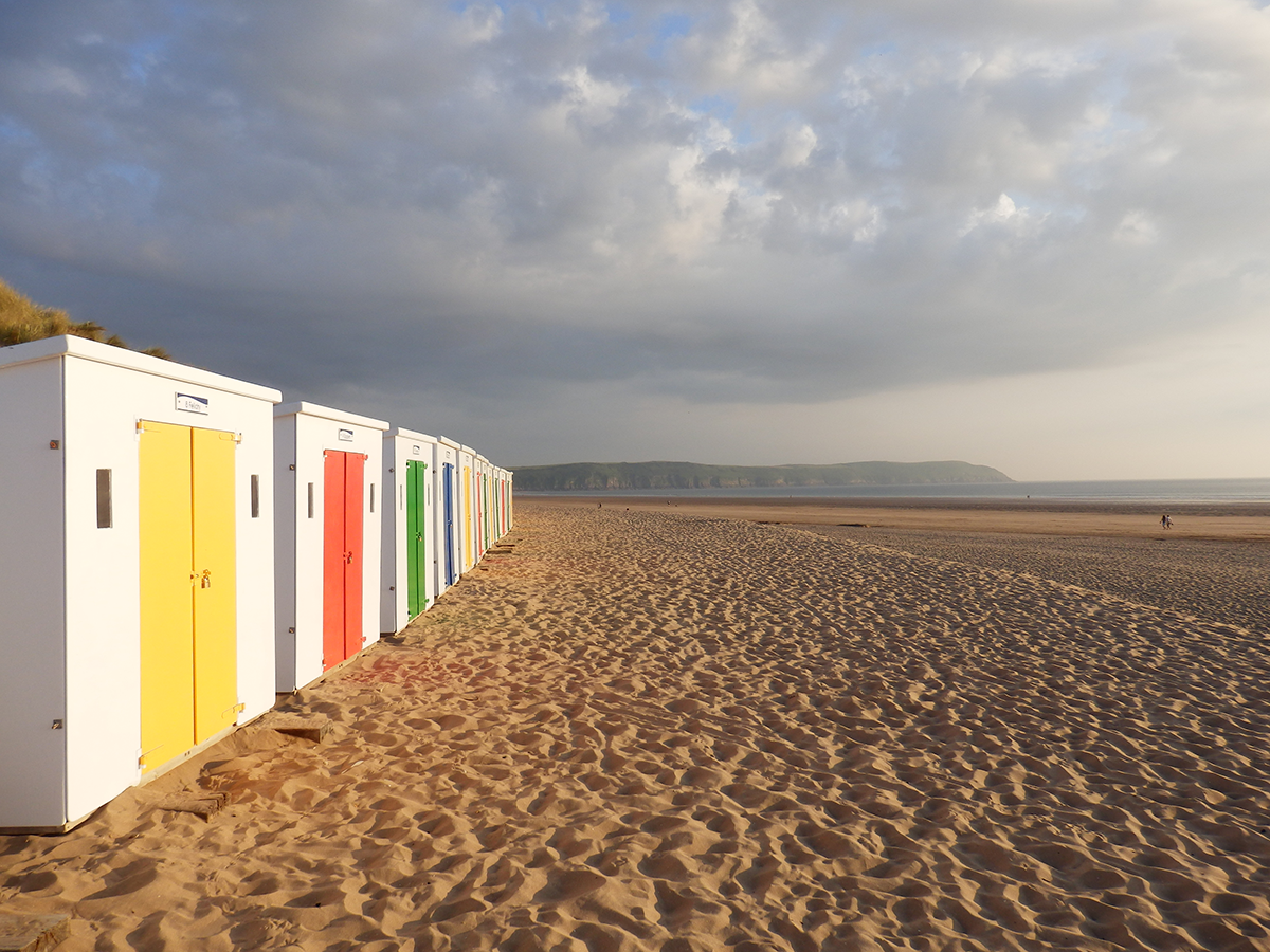 Woolacombe beach huts